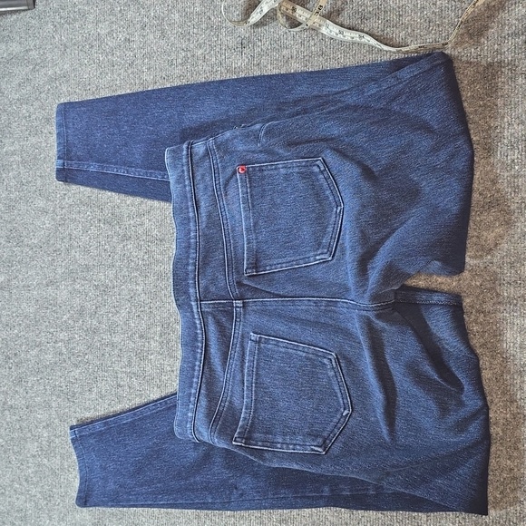 Spanx Ready To Wow Denim Skinny Jeggings High Rise Indigo Wash Md. - Picture 6 of 10